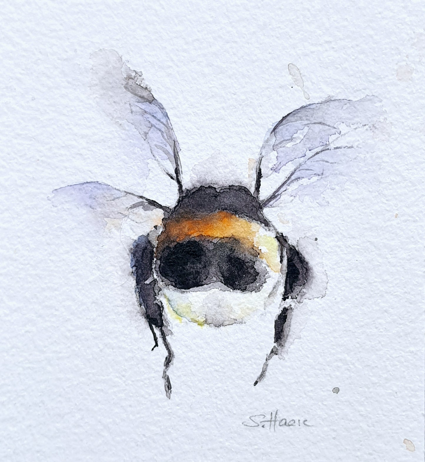 Anhänger Hummel "Bumble Bee" silber - art pendant "Bumble Bee" silver