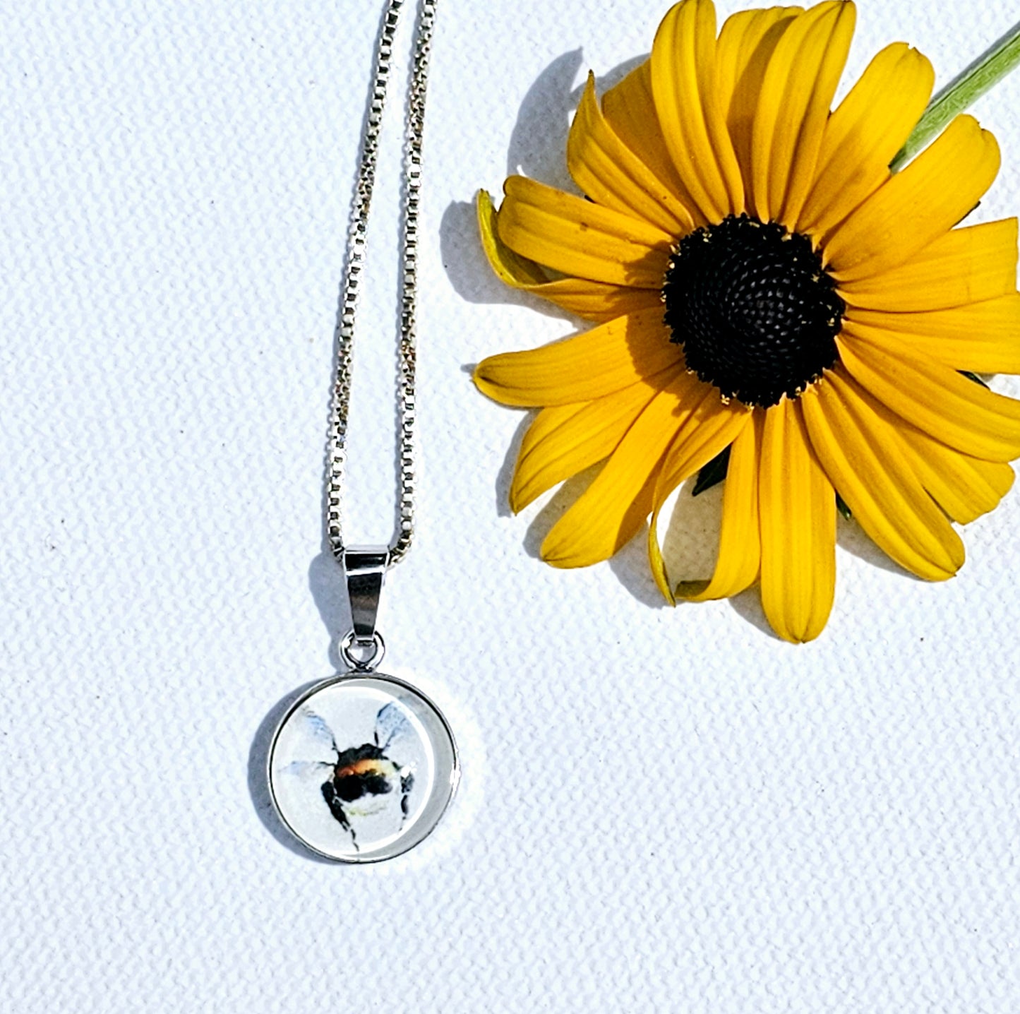 Anhänger Hummel "Bumble Bee" silber - art pendant "Bumble Bee" silver