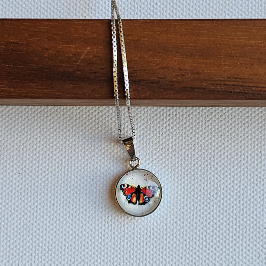 Aquarell-Anhänger "Schöne Verwandlung" - watercolor art pendant "Beautiful Transformation"