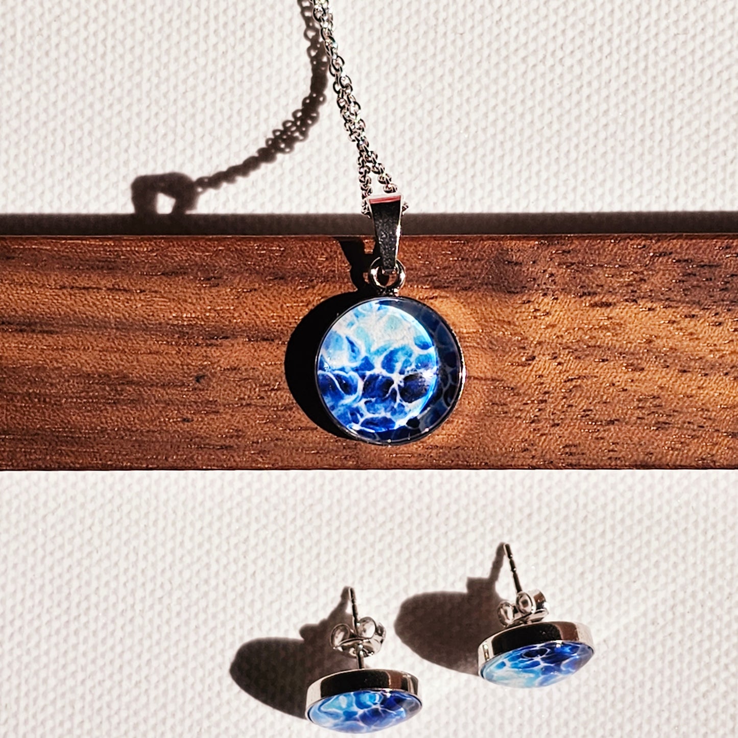 Anhänger "funkelnder Ozean" - art pendant "Sparkling Ocean"