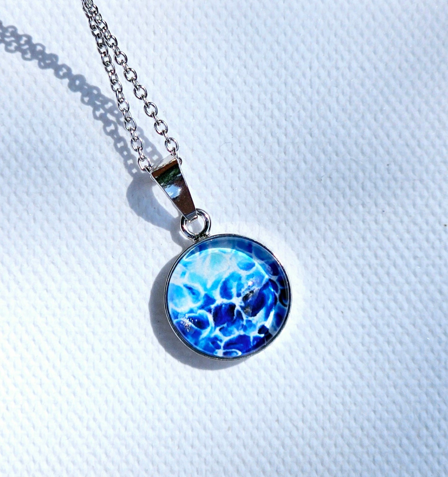 Anhänger "funkelnder Ozean" - art pendant "Sparkling Ocean"