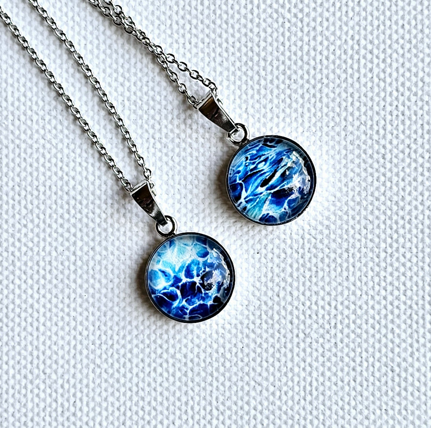 Anhänger "funkelnder Ozean" - art pendant "Sparkling Ocean"
