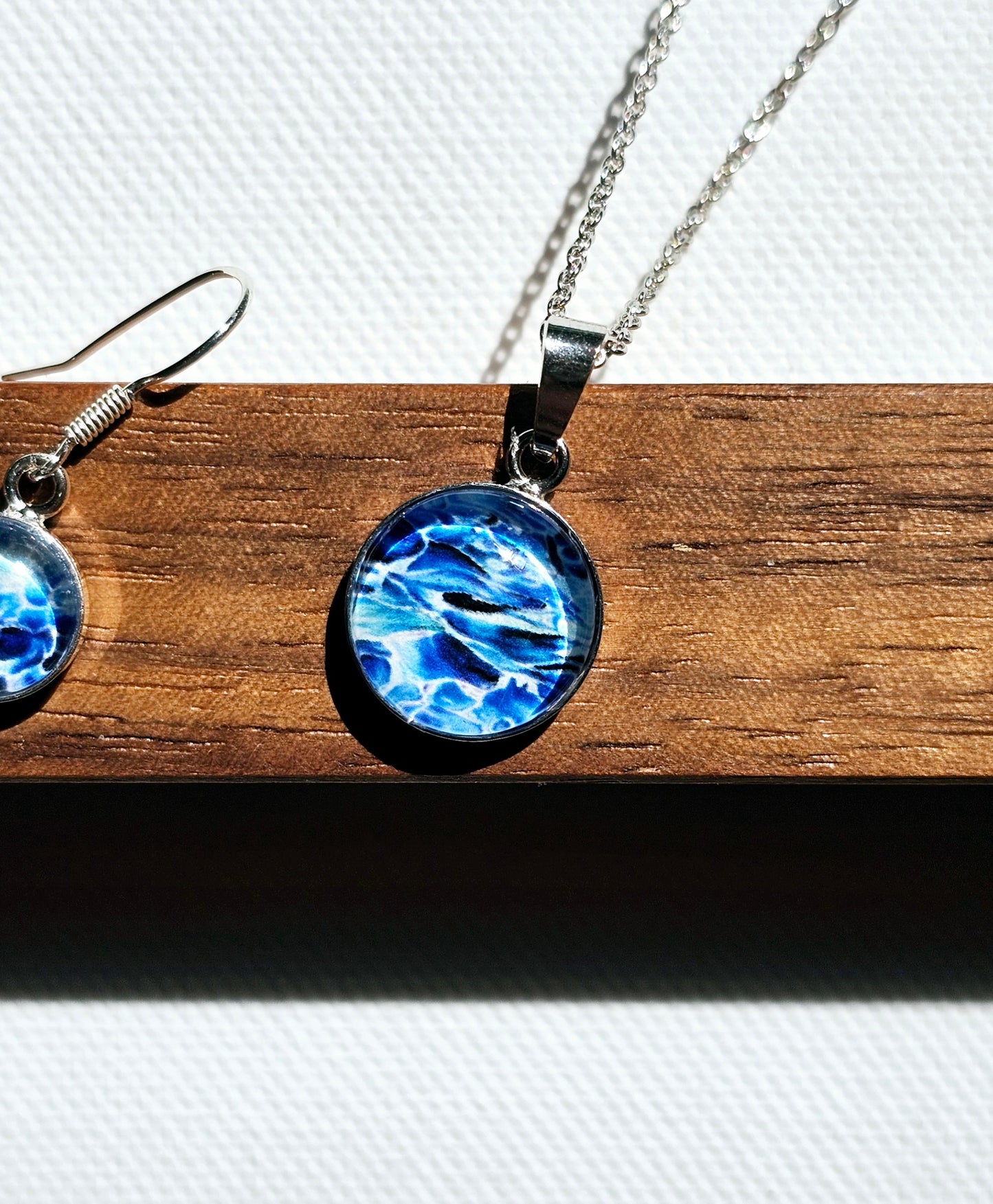 Anhänger "funkelnder Ozean" - art pendant "Sparkling Ocean"