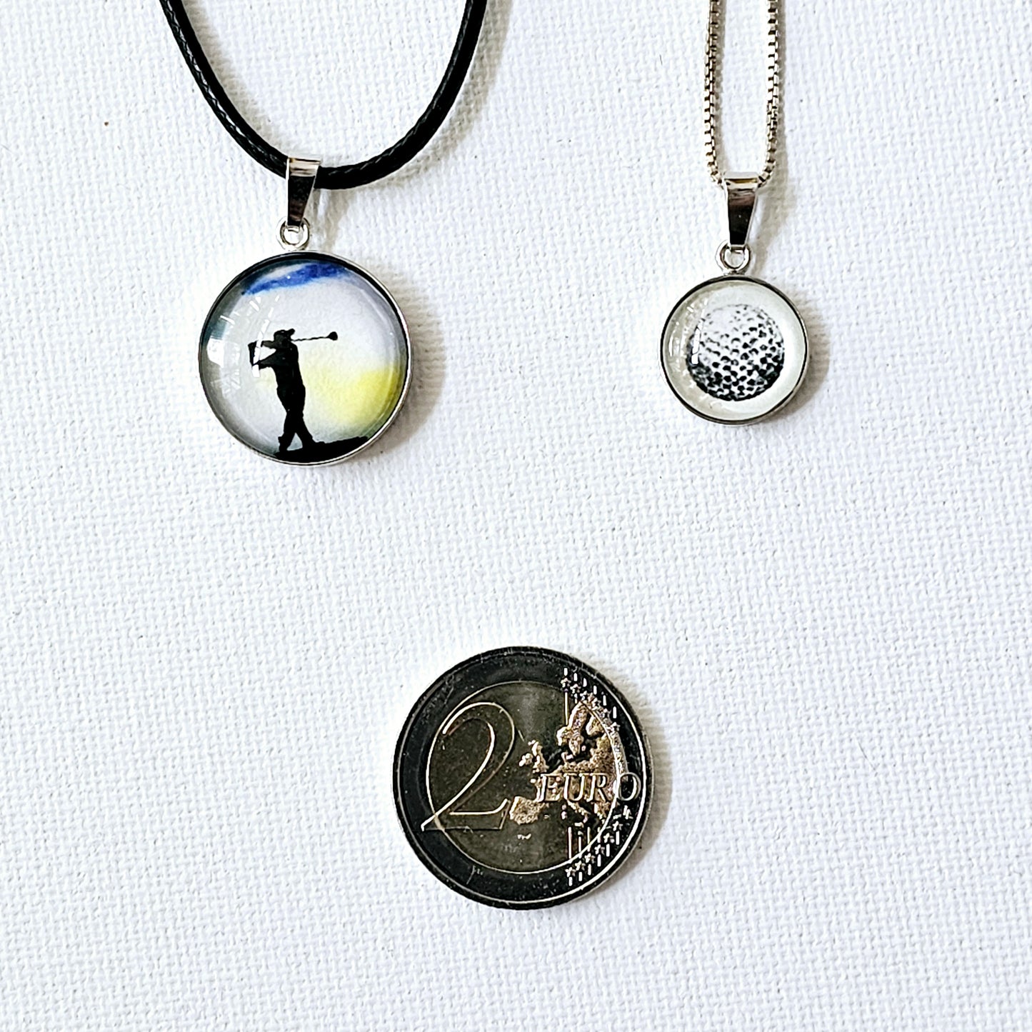 Anhänger "Golfball" silber - art pendant "golfball" silver