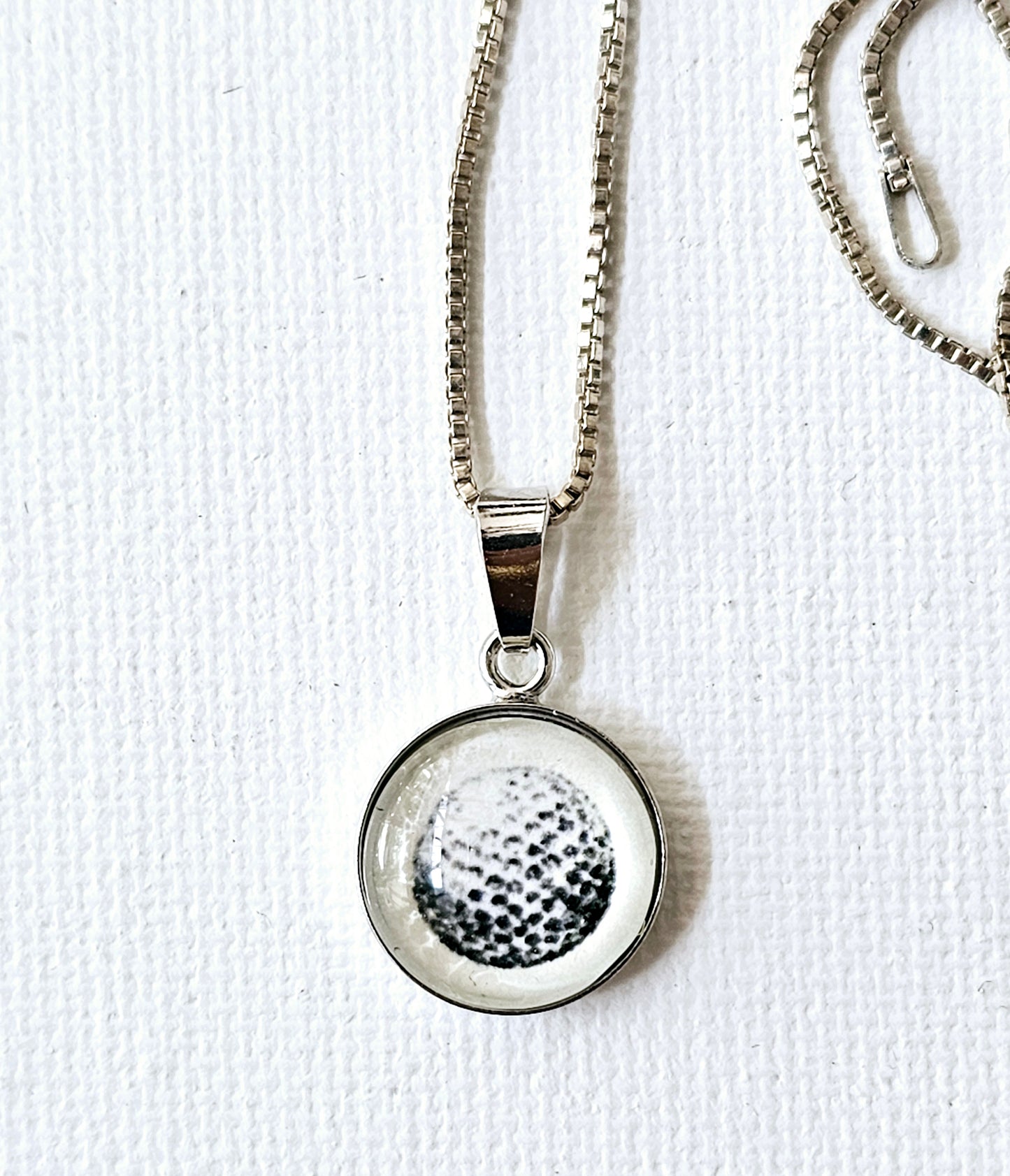 Anhänger "Golfball" silber - art pendant "golfball" silver